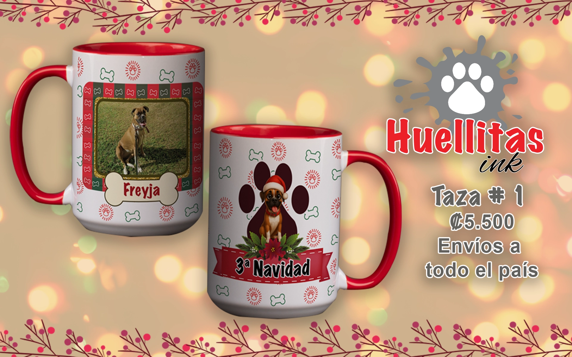 Almohadones Huellitas Ink