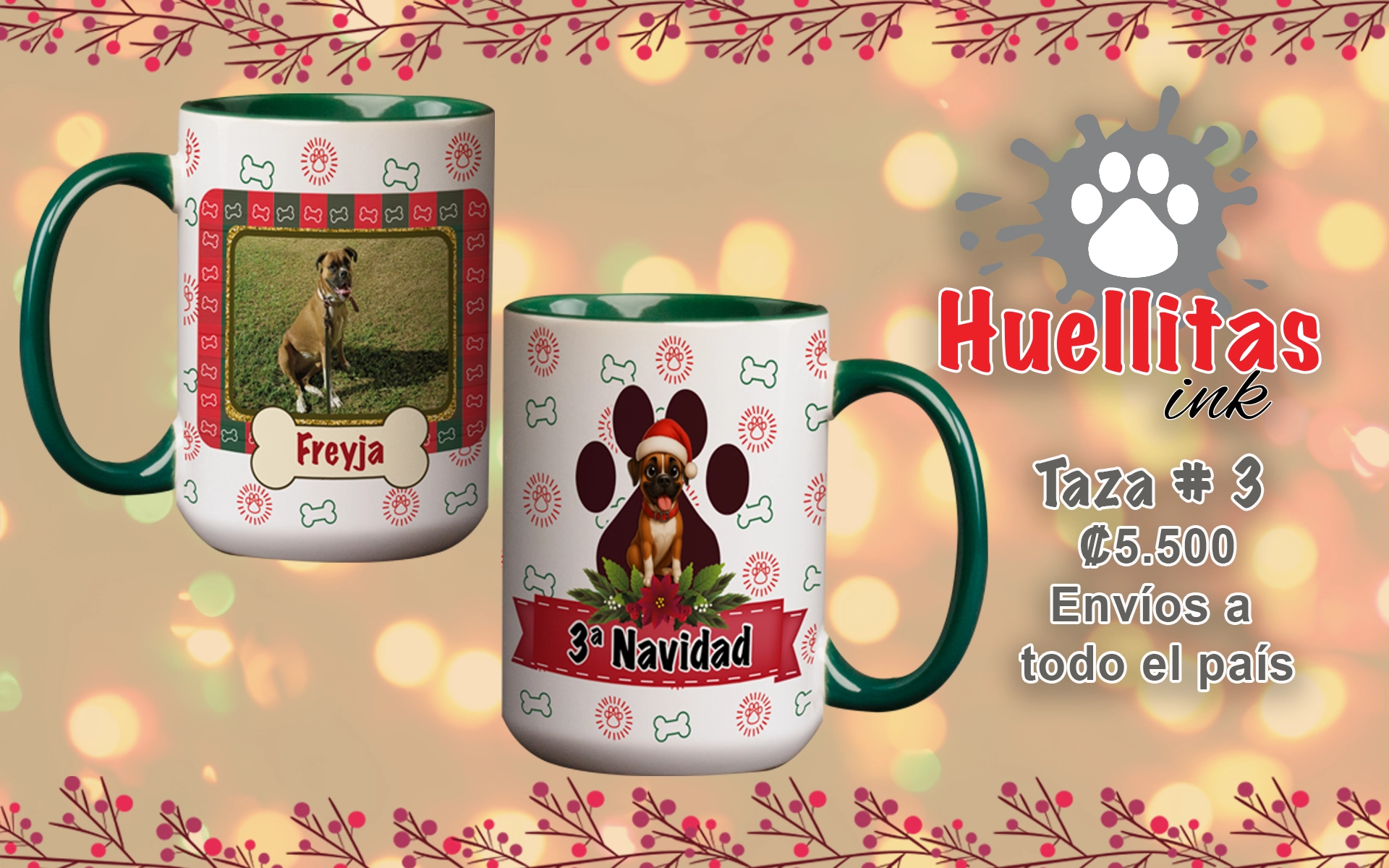 Almohadones Huellitas Ink