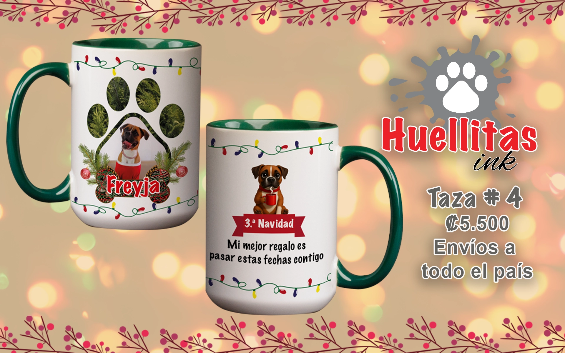 Almohadones Huellitas Ink